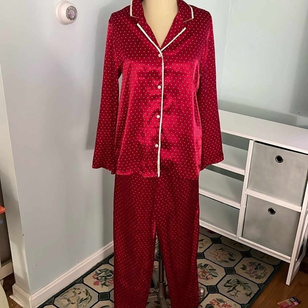 Gilligan & Omalley 2 pc Sleepwear Pajama Set Polka dot size M